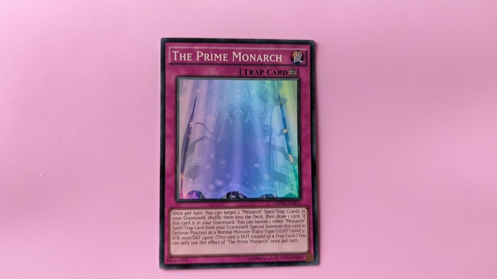 Yugioh The Prime Monarch	OP02-EN013		Super rare