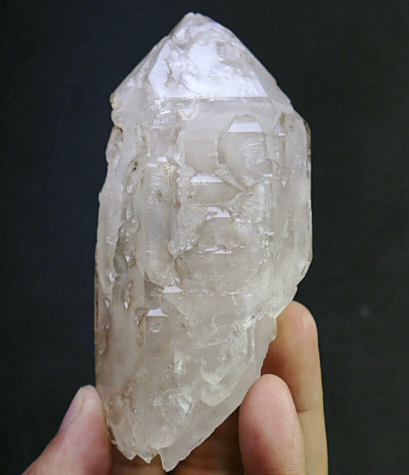 305g NATURAL Unique Skeletal Elestial QUARTZ Crystal Point Mineral Specimen