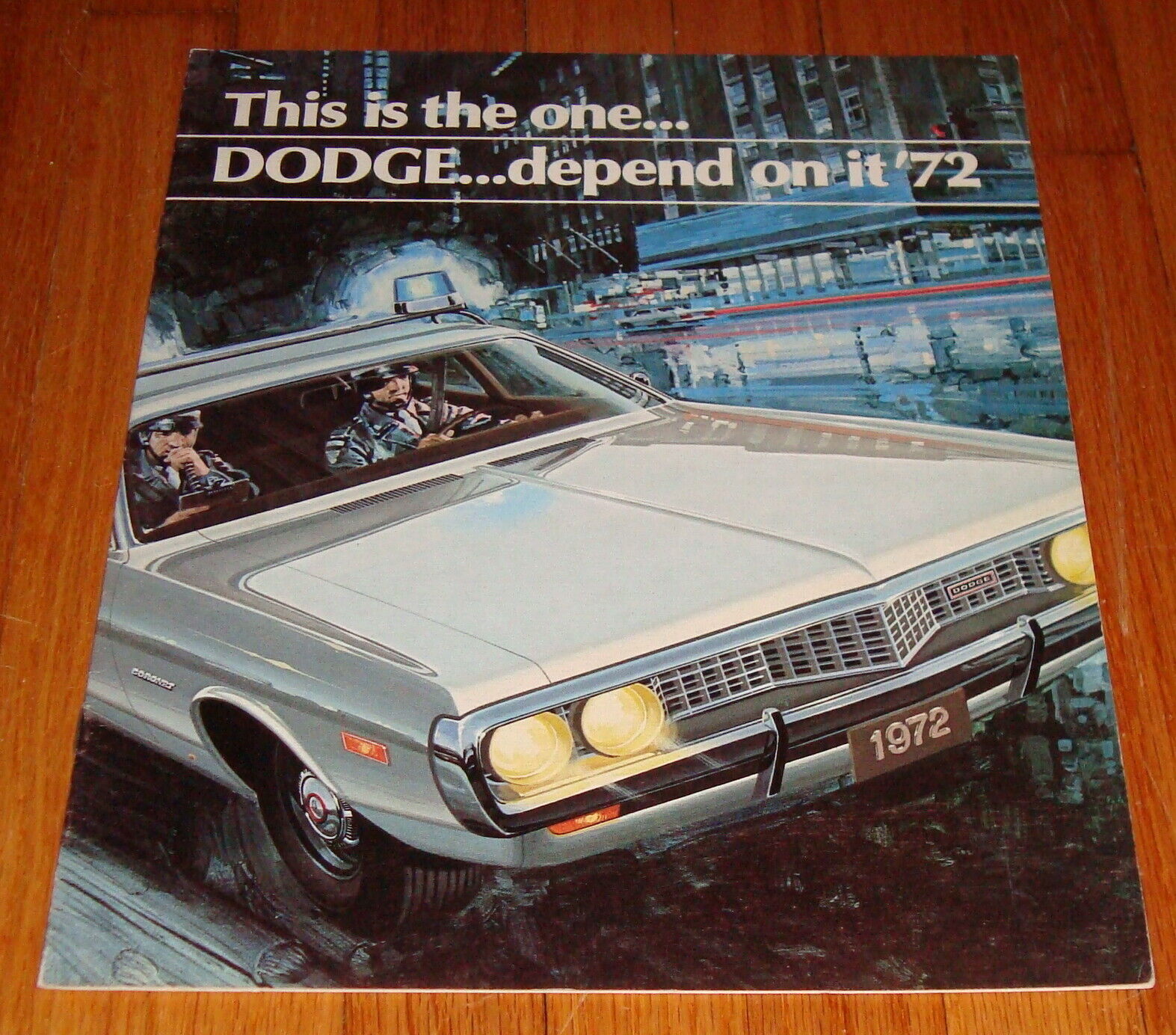 Original 1972 Dodge Police Pursuits Sales Brochure Catalog Coronet Polara