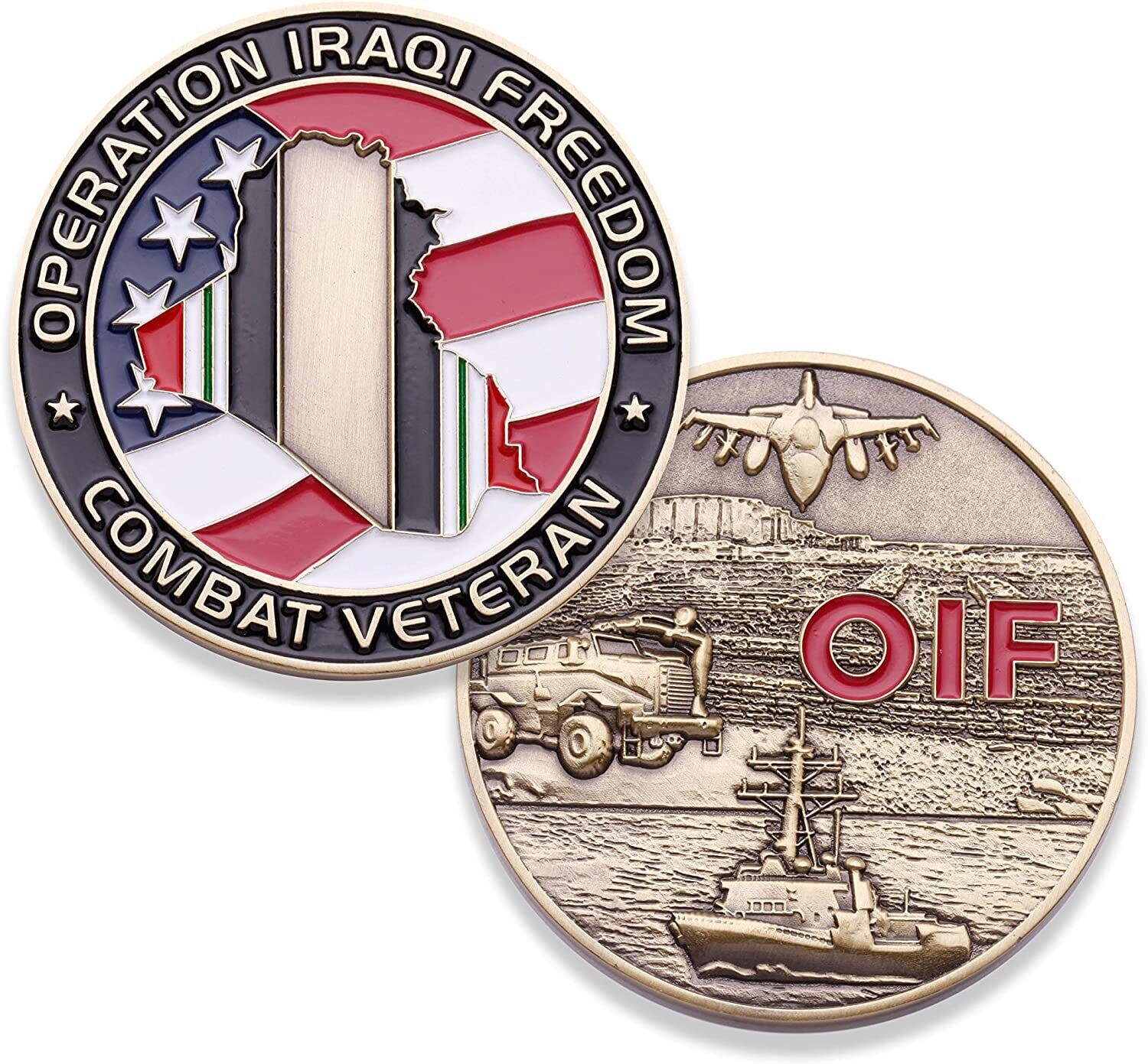 Operation Iraqi Freedom OIF Veteran Challenge Coin