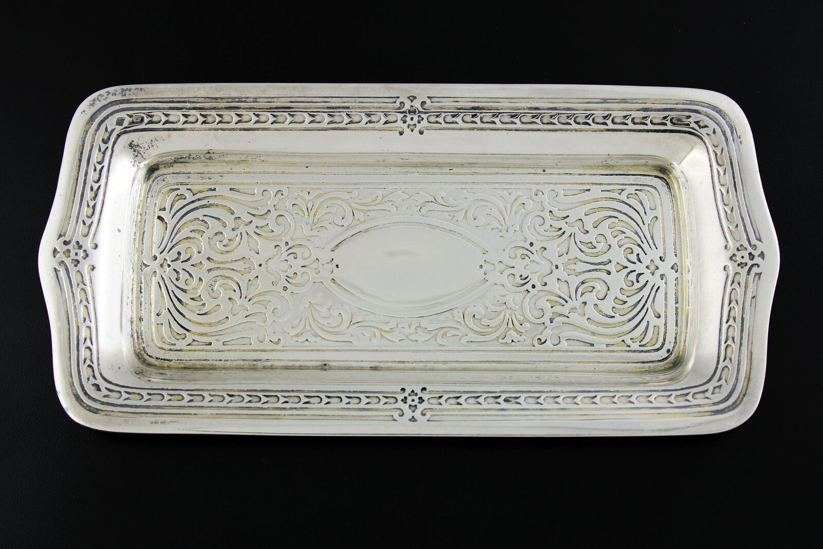Antique 1925 Tiffany & Co # 20661 Sterling Silver Vanity Tray 6.5\