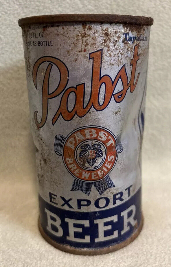 1940’s Pabst Export TapaCan IRTP O/I Flat Top Beer Can Dumper (Empty)