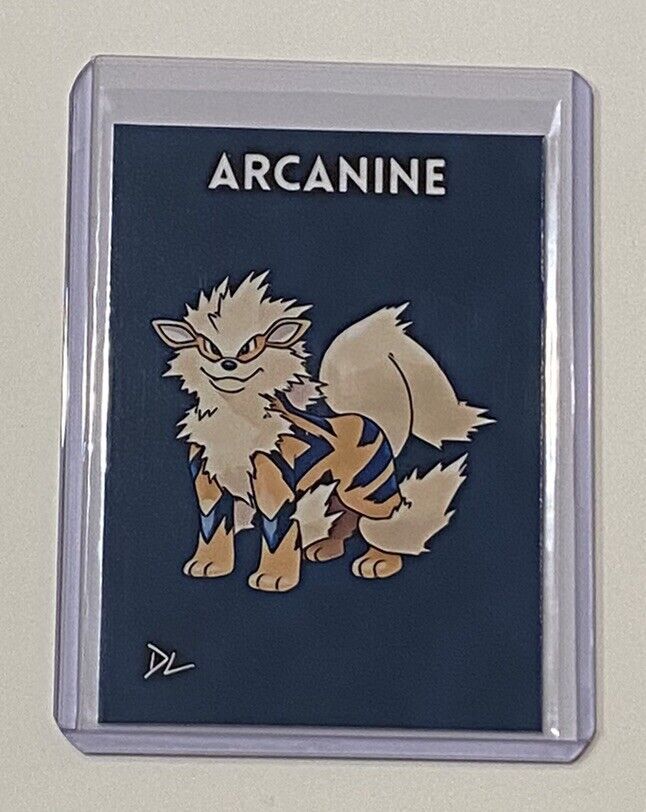Arcanine Limited Edition Artist Signed Pokemon Trading Card 2/10