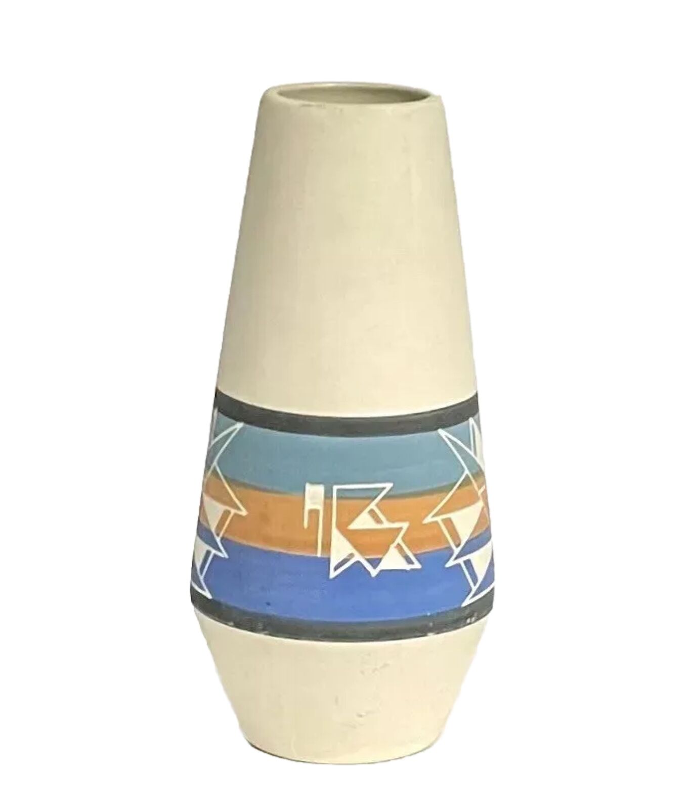 Sioux Native American Indian Pottery Vase Signed Marion Selwyn Jones SPRC 9.5”