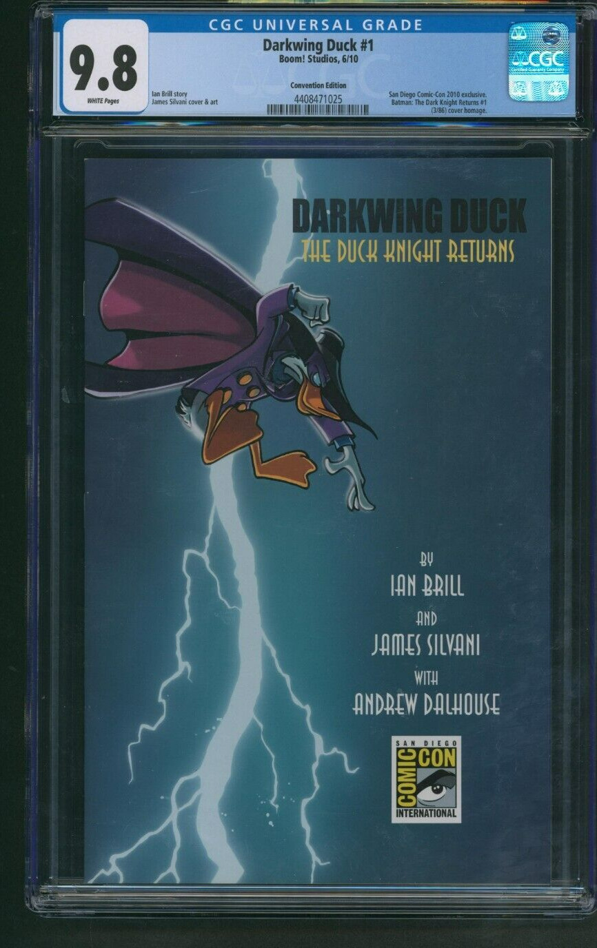Darkwing Duck #1 SDCC Convention Edition Variant CGC 9.8 BOOM Studios 2010