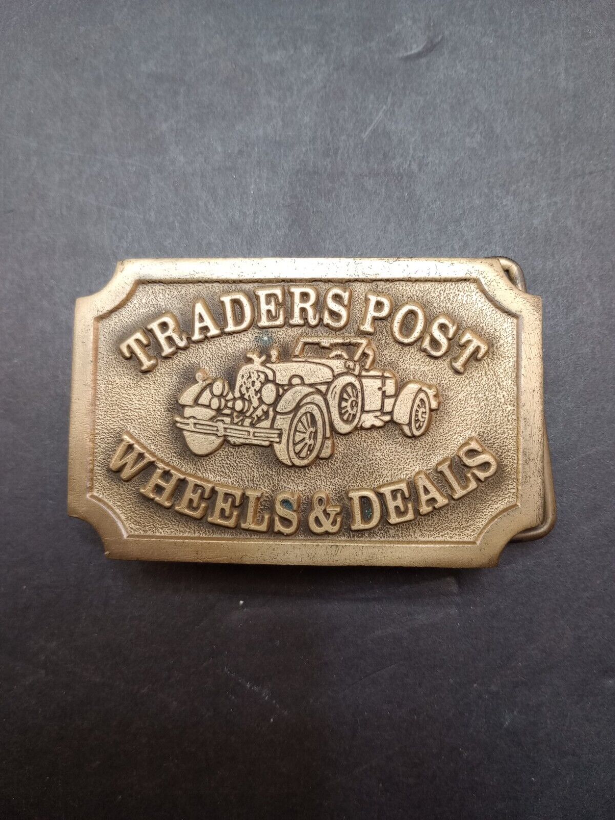 VERY RARE 1981, 10th Anniversary 1 Of 100 Trader\'s Post,Wheels & Deals  BUCKLE 
