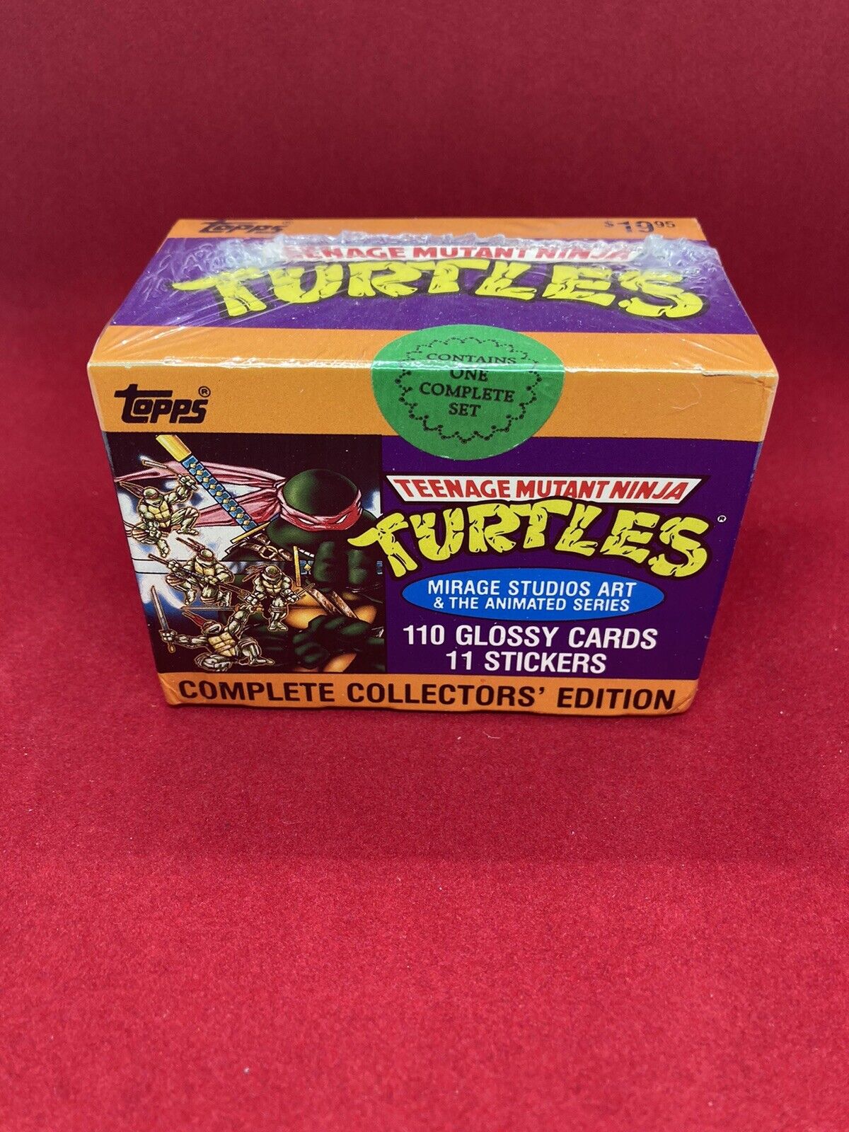 1989 Topps Teenage Mutant Ninja Turtles complete Collectors Edition Sealed Box