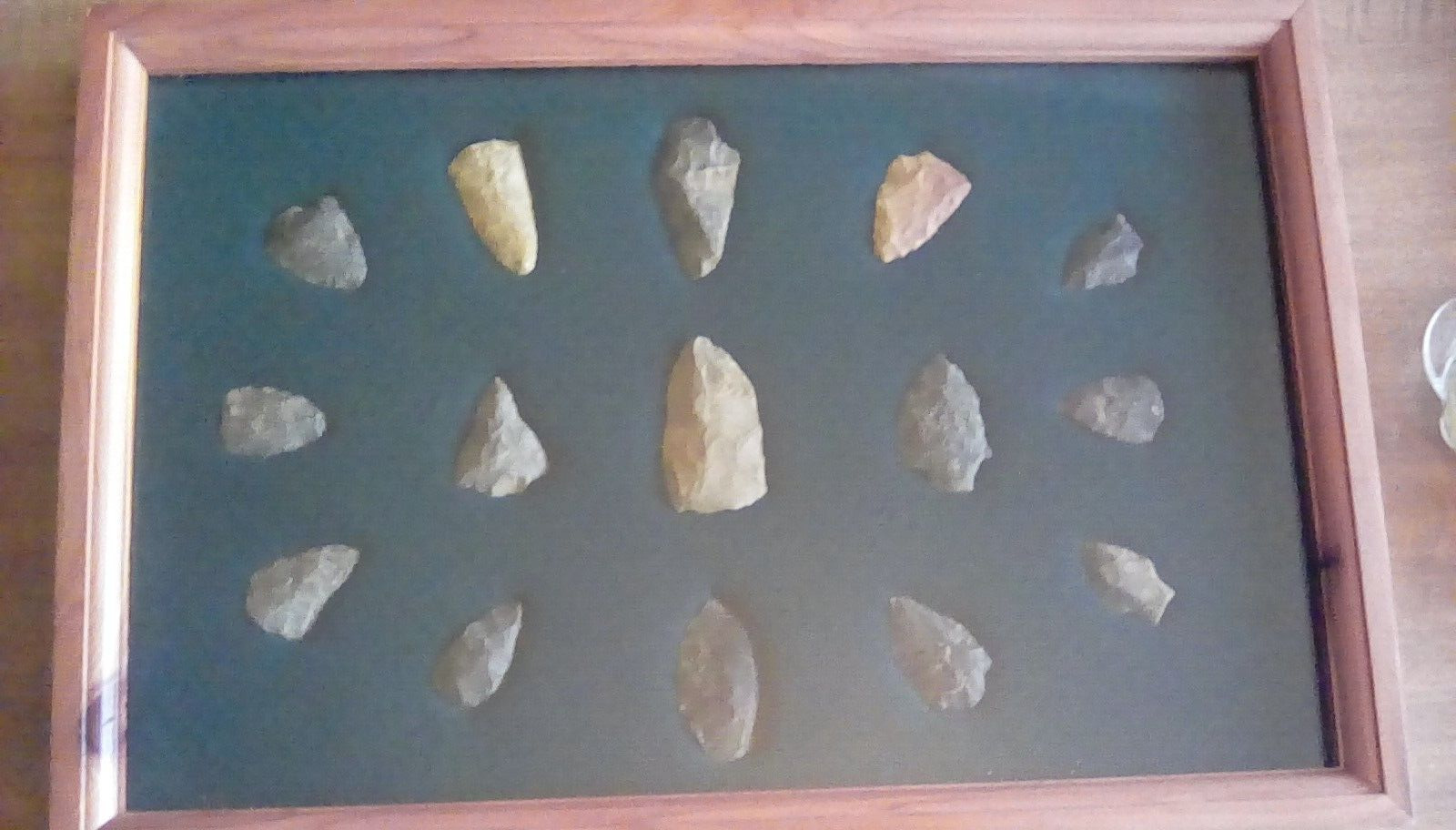 Authentic Large Arrowhead Lot of 15 from Tennessee 1-1/2\