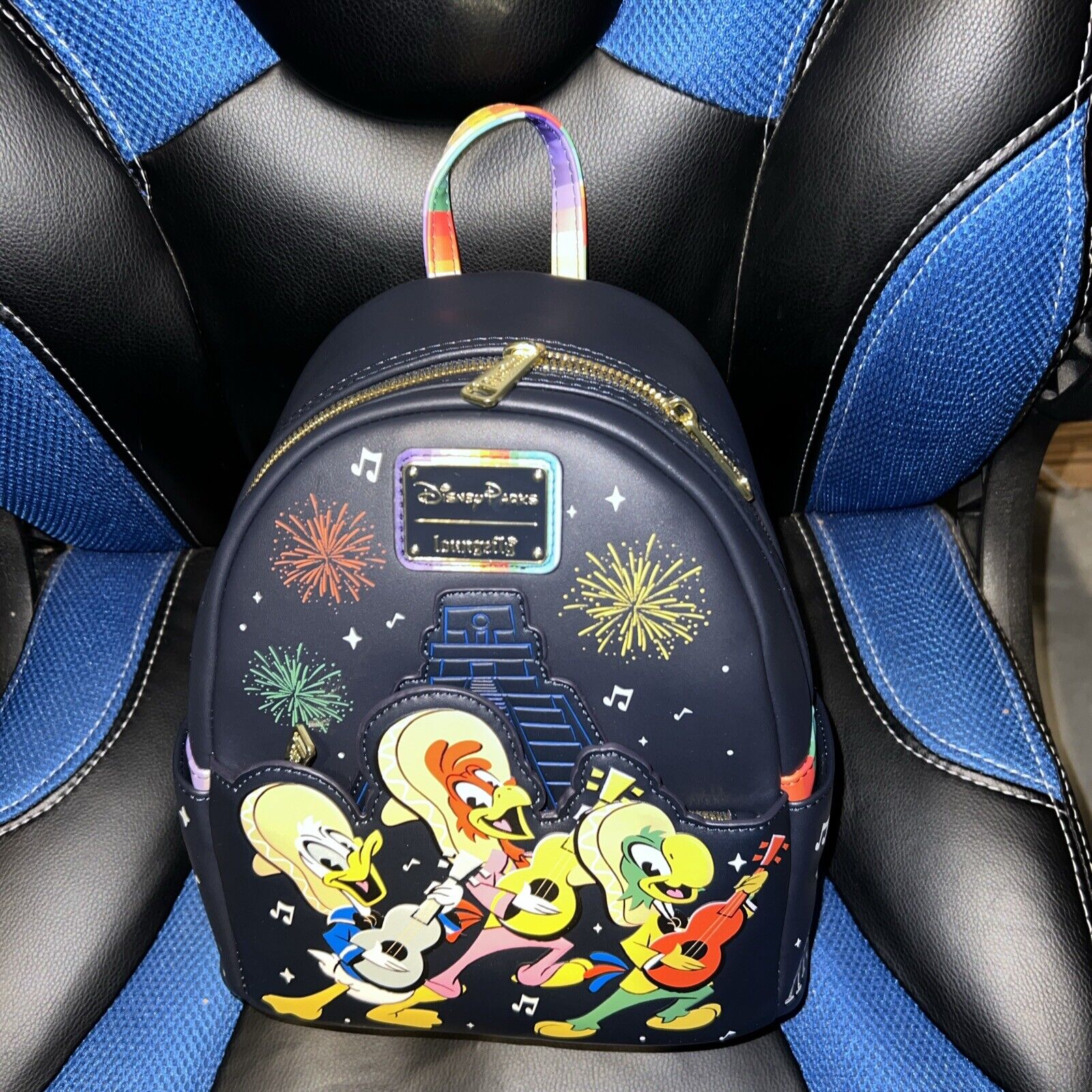 2024 Disney Parks The Three Los Tres Caballeros Loungefly mini Backpack NWT