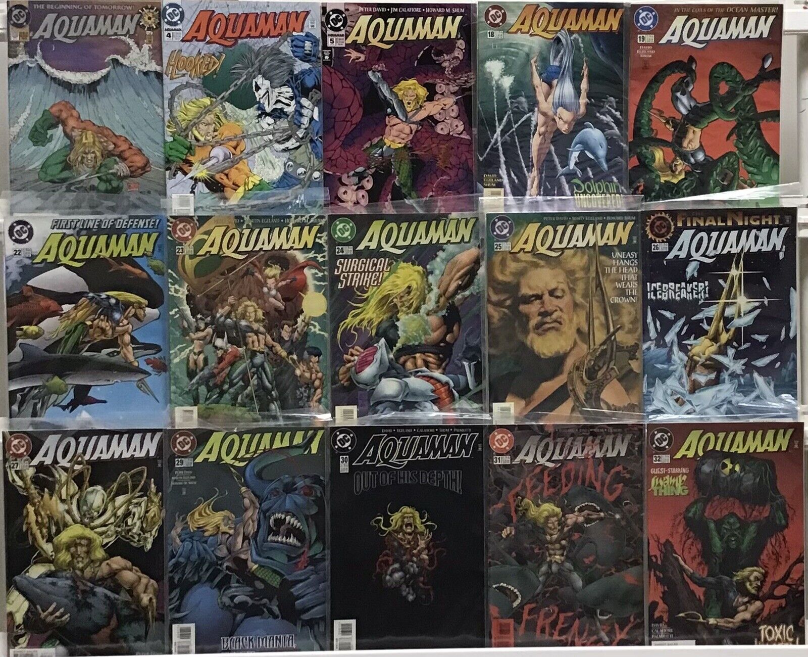 DC Comics - Aquaman 5th Series - Comic Book Lot Of 15