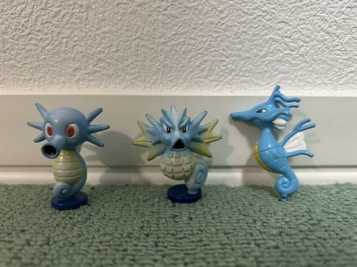 TOMY Monster Collection Kingdra Seadra Horsea Figure SET toy JP Limited RARE