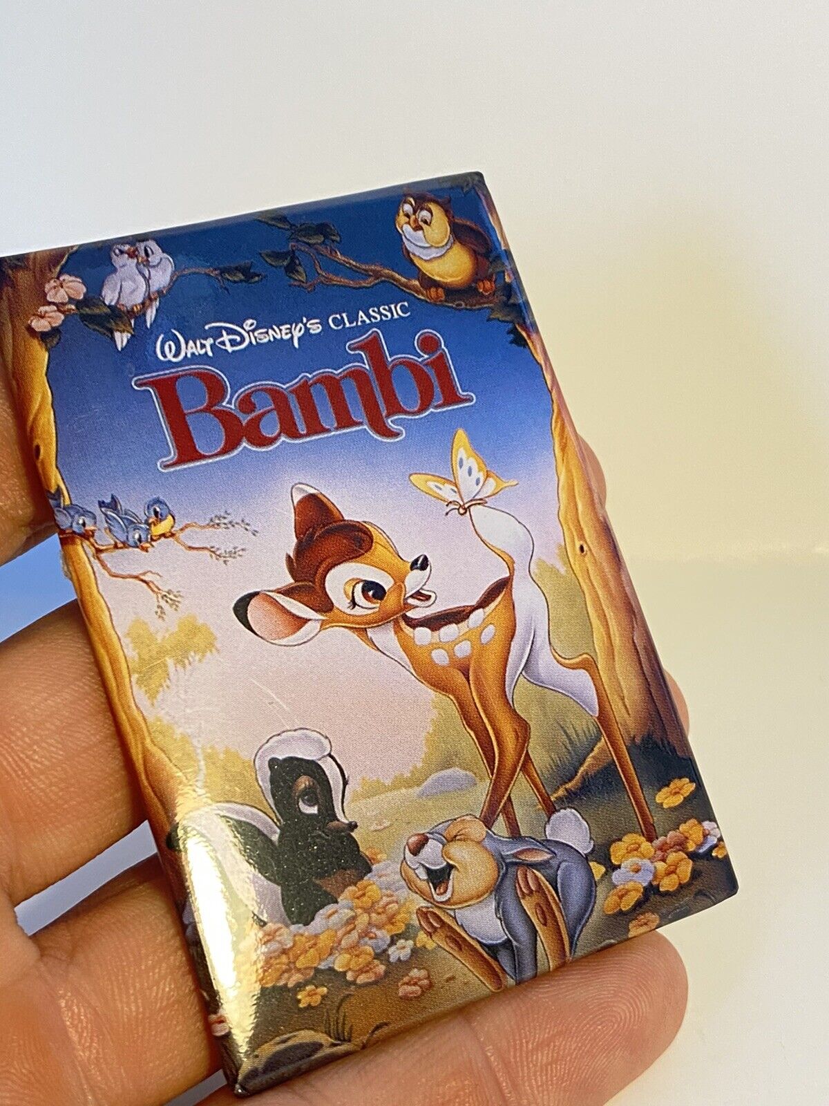 1997 vintage Disney Bambi original VHS Release Promotional pin rare RARE