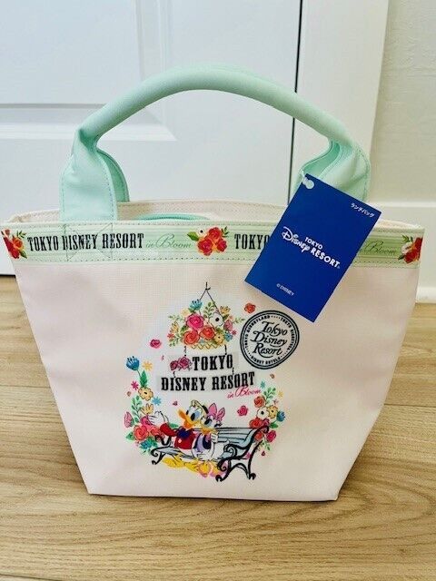 Japan Tokyo Disney Resort Easter Spring Flower Lunch Bag - With Tags