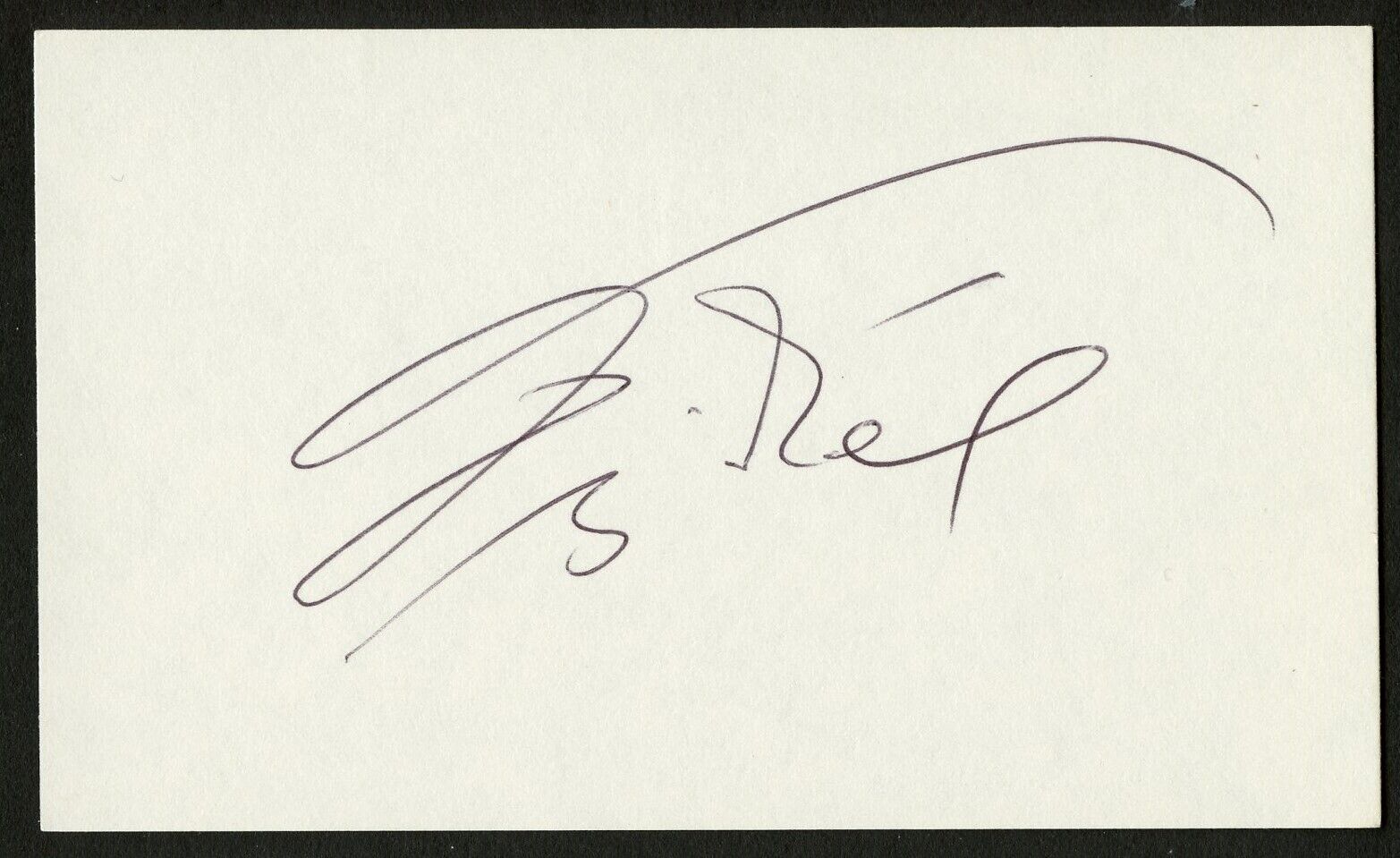 Theodore Bikel d2015 signed autograph 3x5 index card Actor The Defiant Ones R607