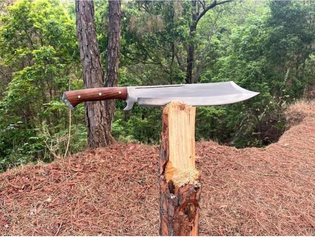 Custom Handmade Carbon Steel Blade Everest Machete Knife Hunting Knife Camping