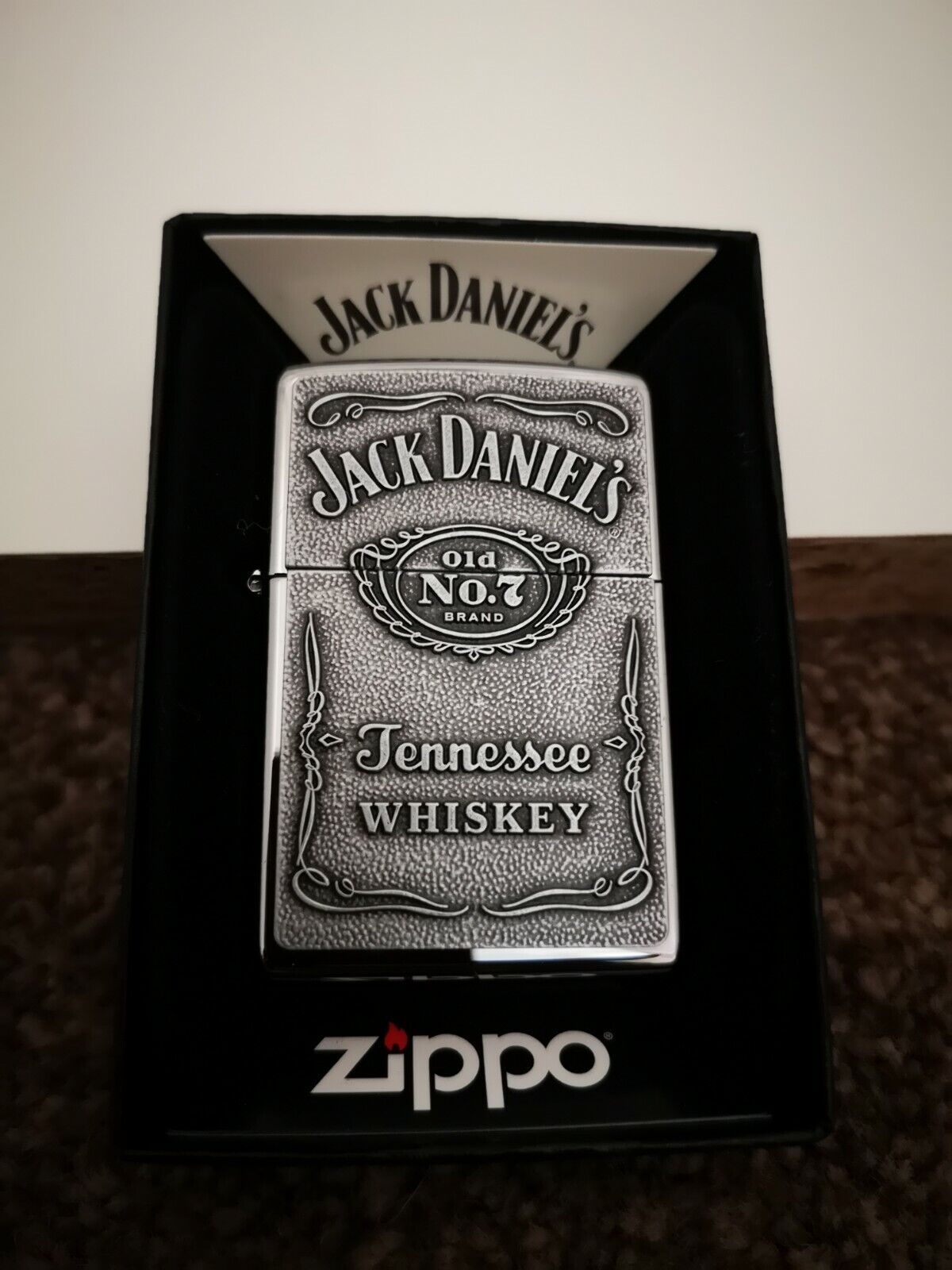 New Jack Daniels Silver Original Genuine Zippo Lighter