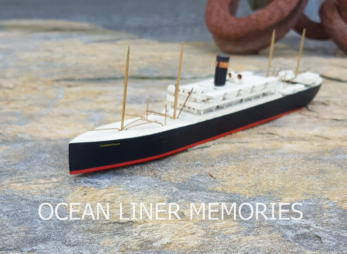 Van Ryper Model Ship Rare Steamship  Ocean Liner waterline Panama Pacific Line