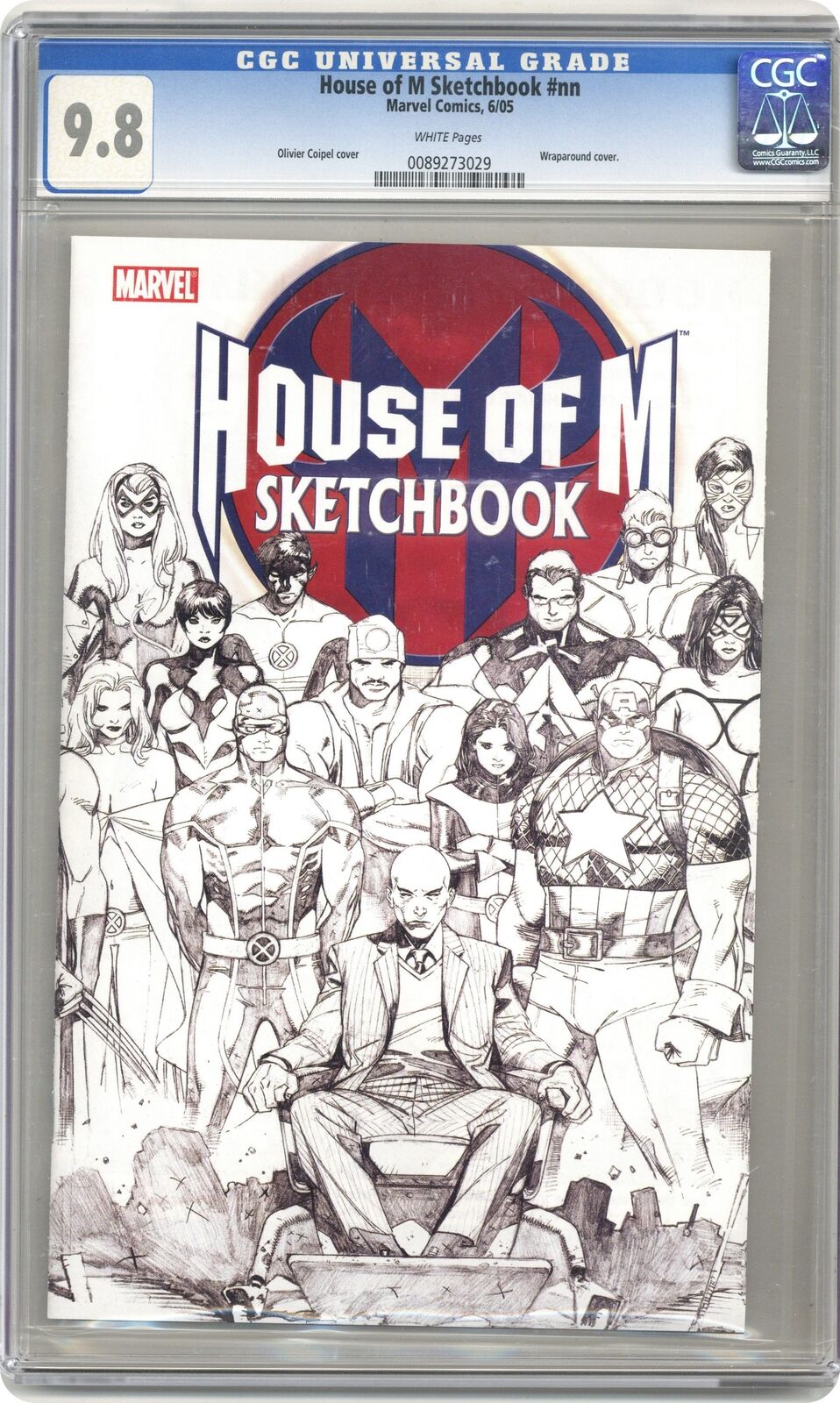 House of M Sketchbook #1 CGC 9.8 2005 0089273029