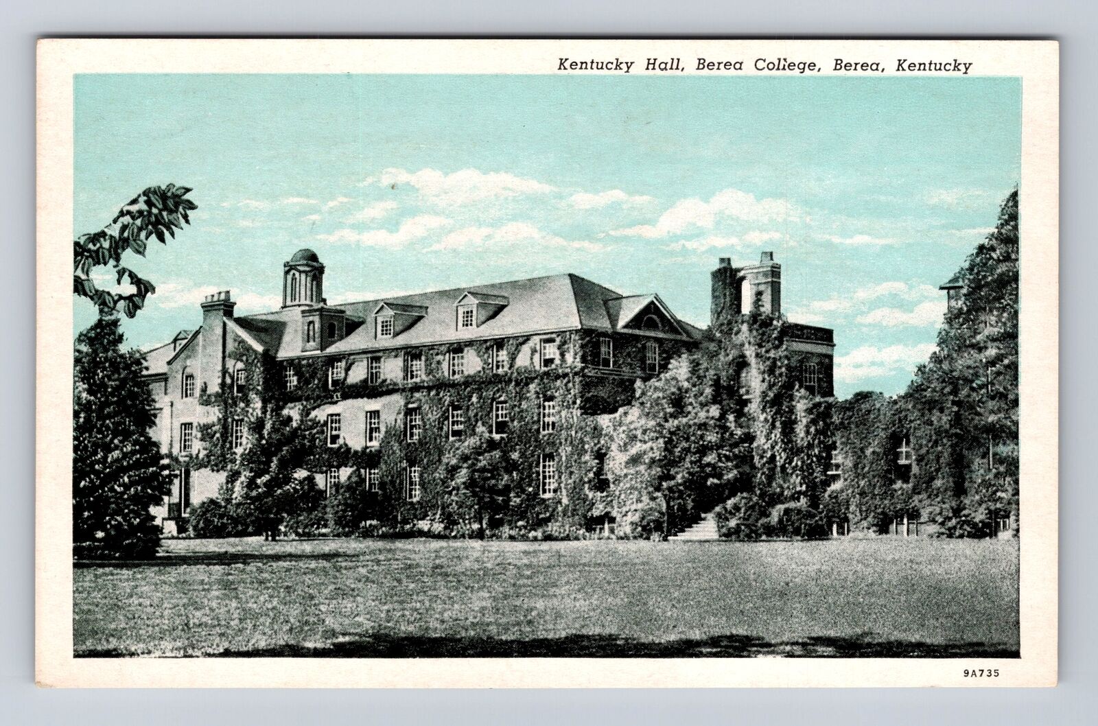 Berea KY-Kentucky, Berea College Kentucky Hall, Antique, Vintage Postcard