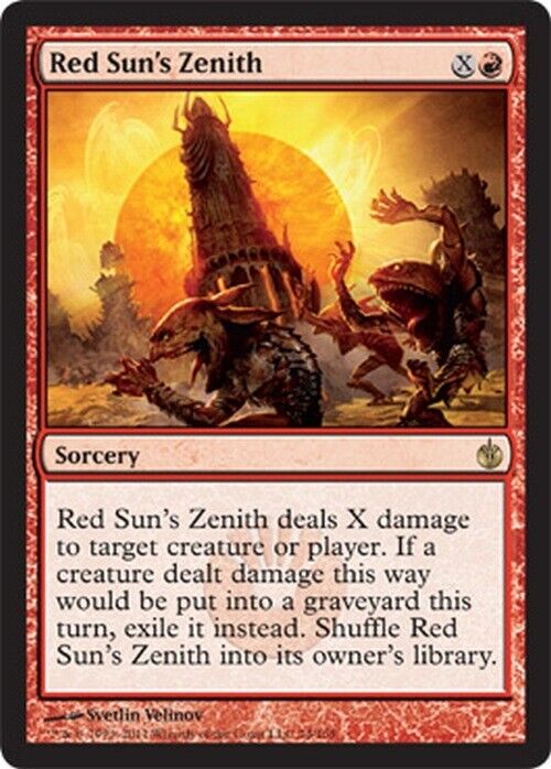 Red Sun\'s Zenith ~ Mirrodin Besieged [ Excellent ] [ Magic MTG ]