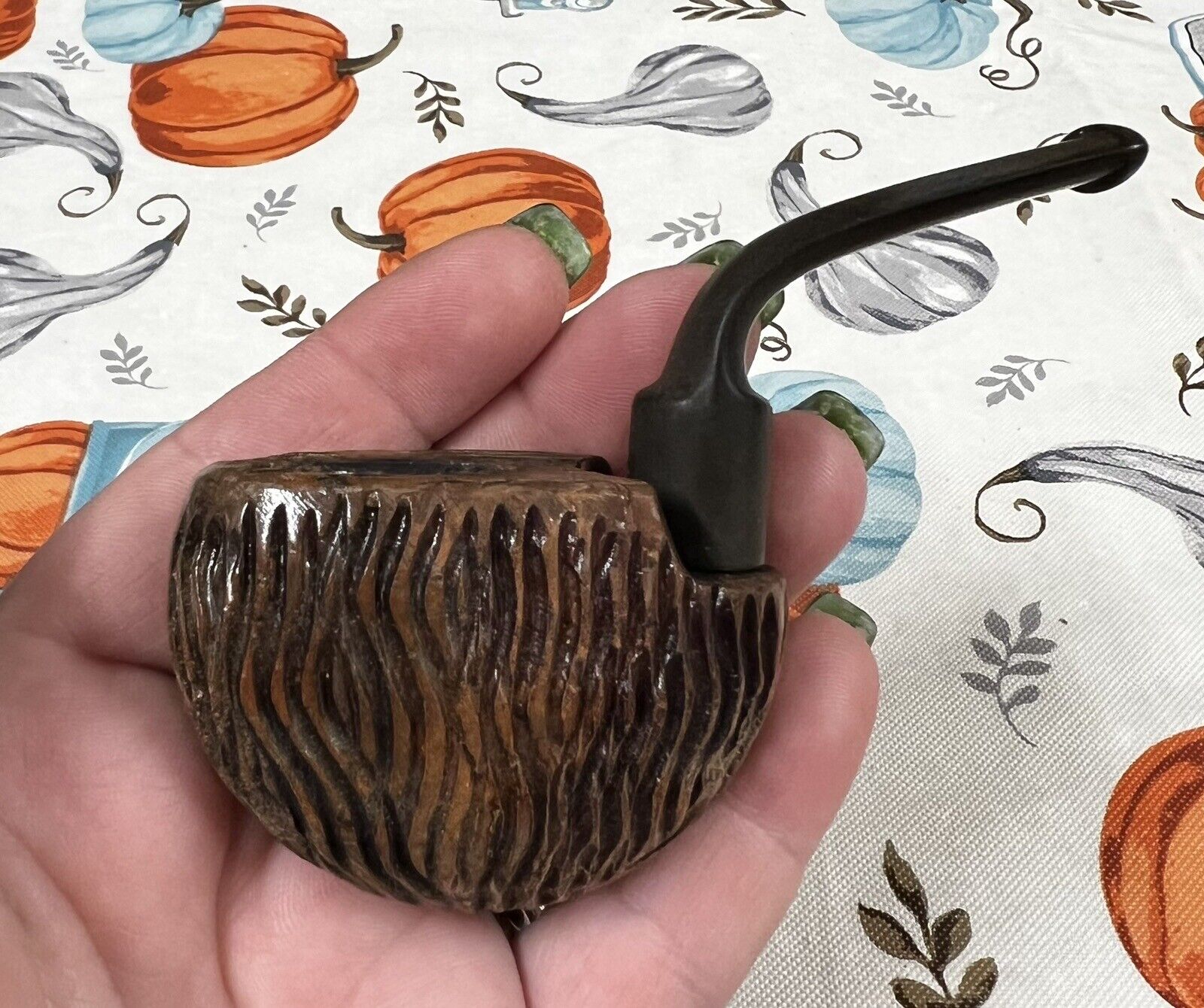 Rolex Briar Pocket Pipe Made In Italy