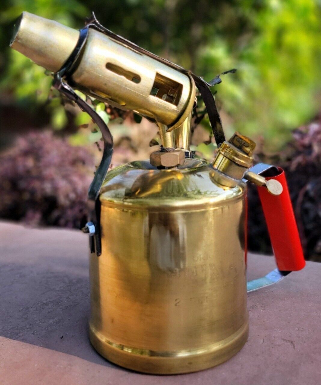 Vintage Reproduction Primas Kerosene Oil Brass Blow Torch Lamp In 100% Working.