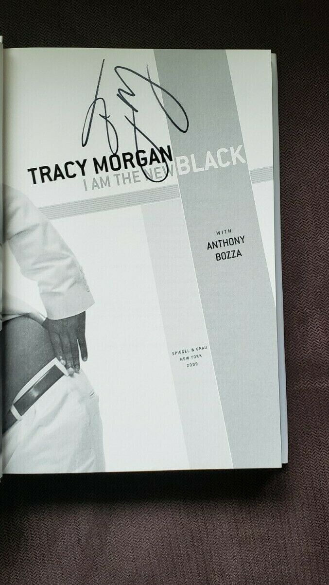 Tracy Morgan autographed signed autograph auto I Am The New Black hardcover book