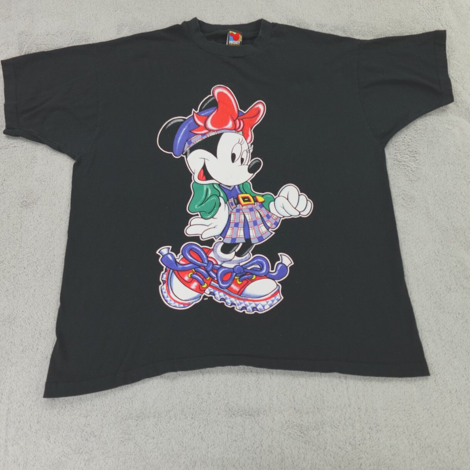 Mickey Unlimited Jerry Leigh Shirt Adult 2XL* Black Minnie 90s VTG Single Stitch