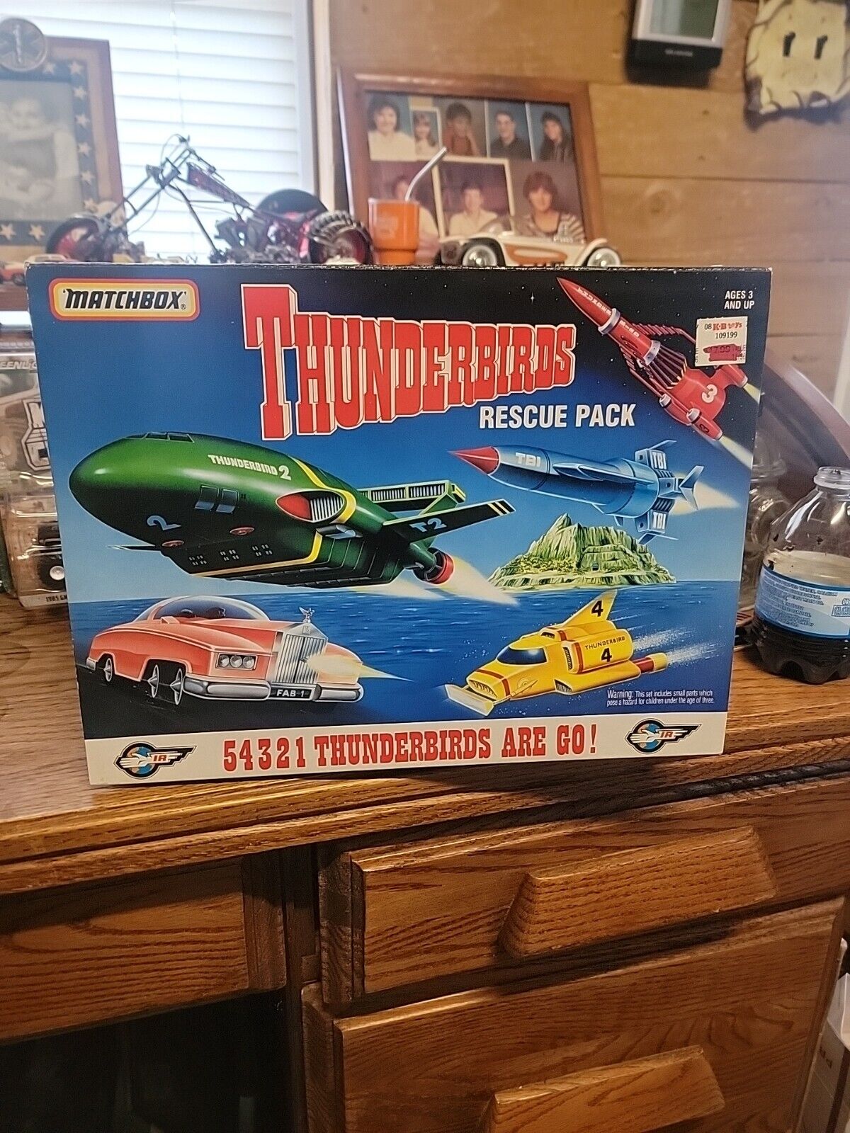 Vintage Matchbox Thunderbirds Thunderbird Rescue Pack 1984 Mint