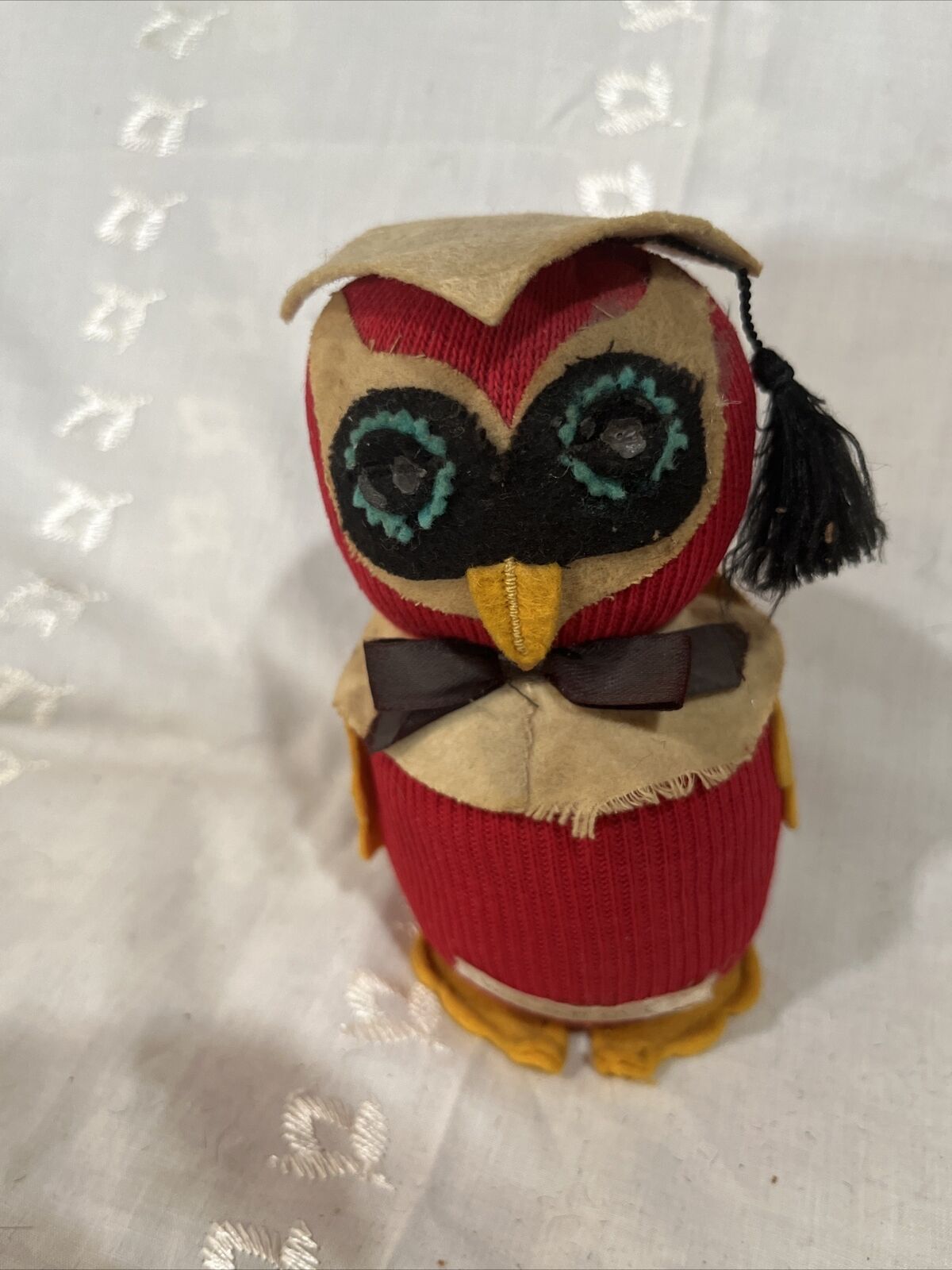 1960’s Vintage Chi Omega Sorority Pre Pledge Party Stuart Creations Sock Owl