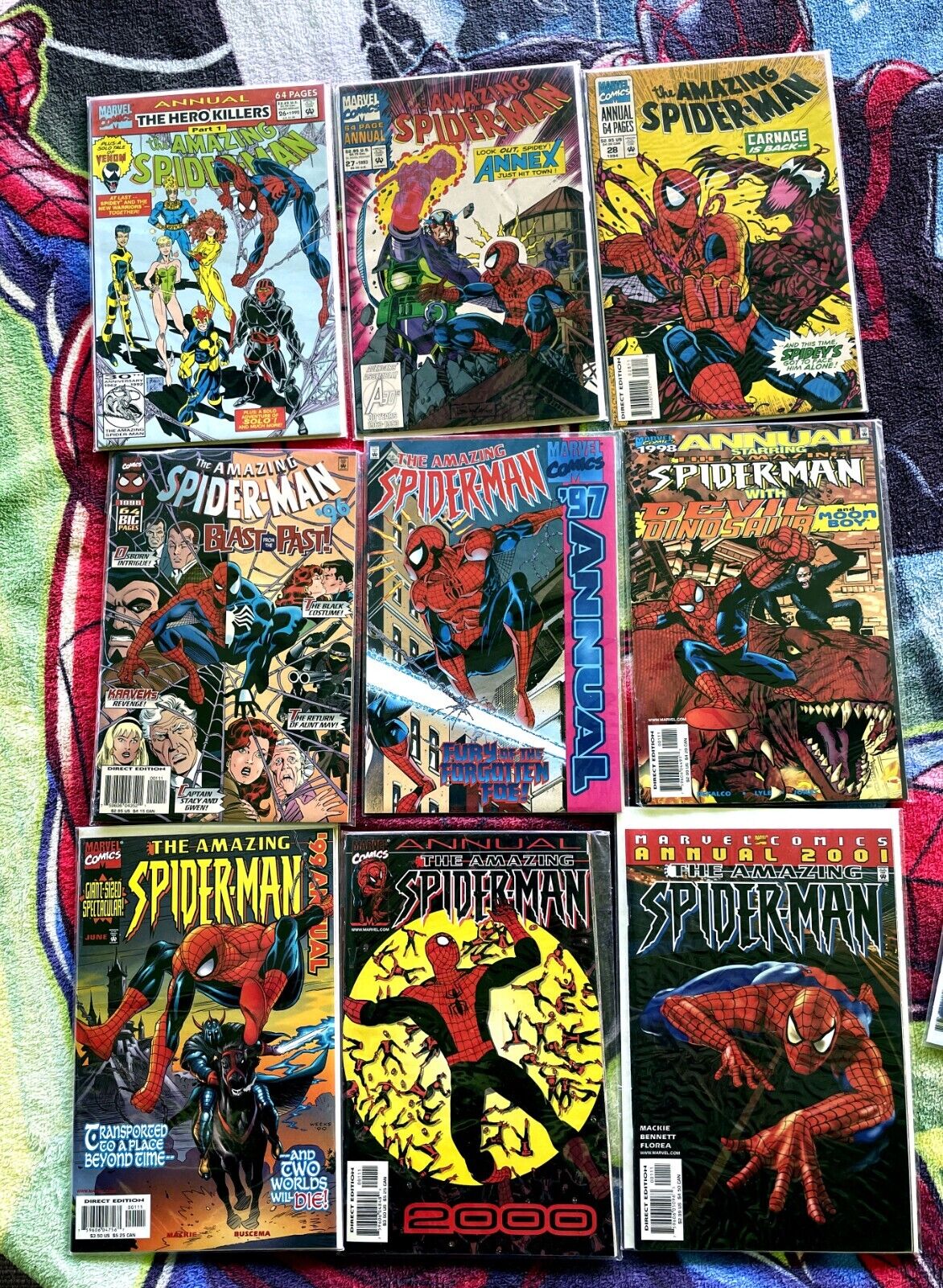 The Amazing Spider-Man Annuals #26-2001 VF  full run Lot
