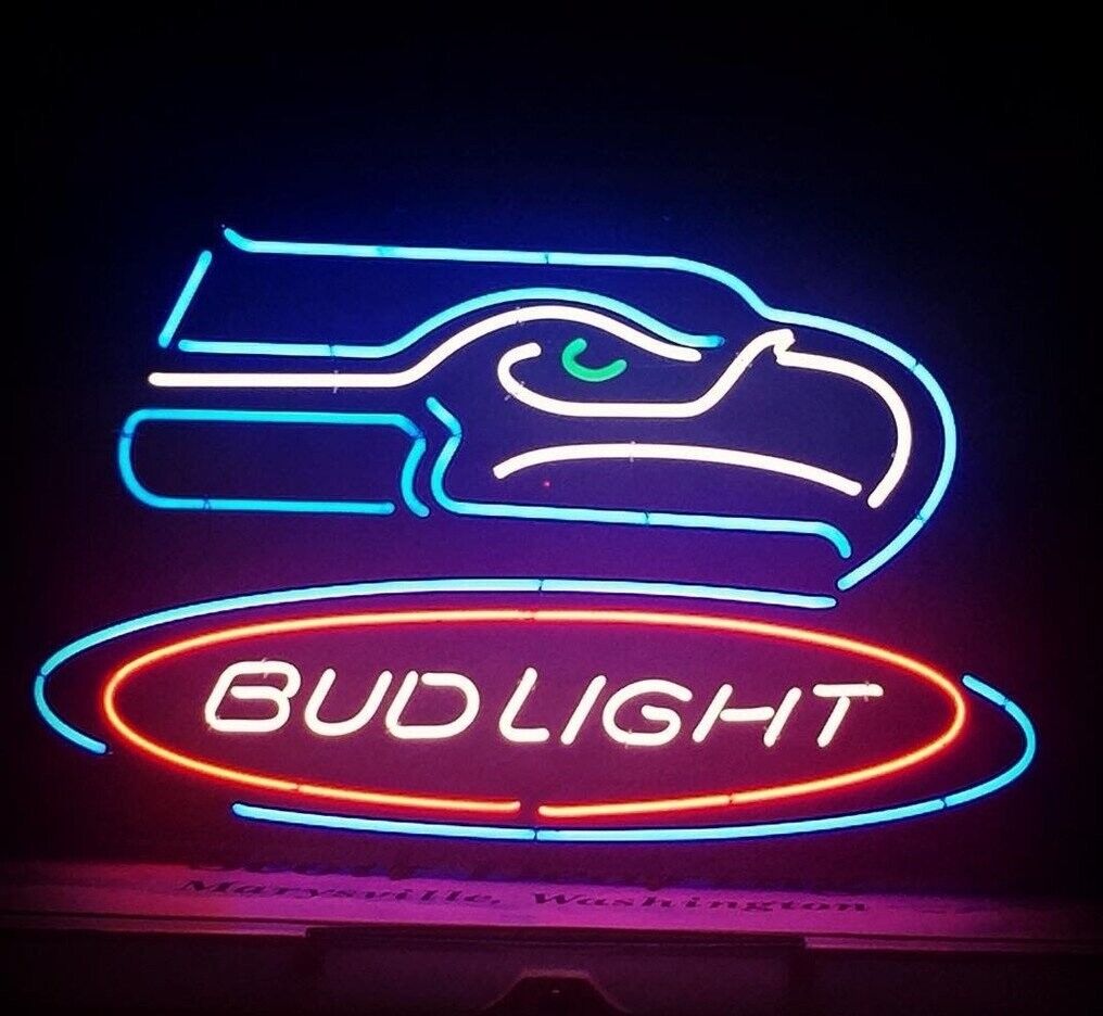 CoCo Seattle Seahawks Bvd Light Beer Bar Neon Sign Light 24\