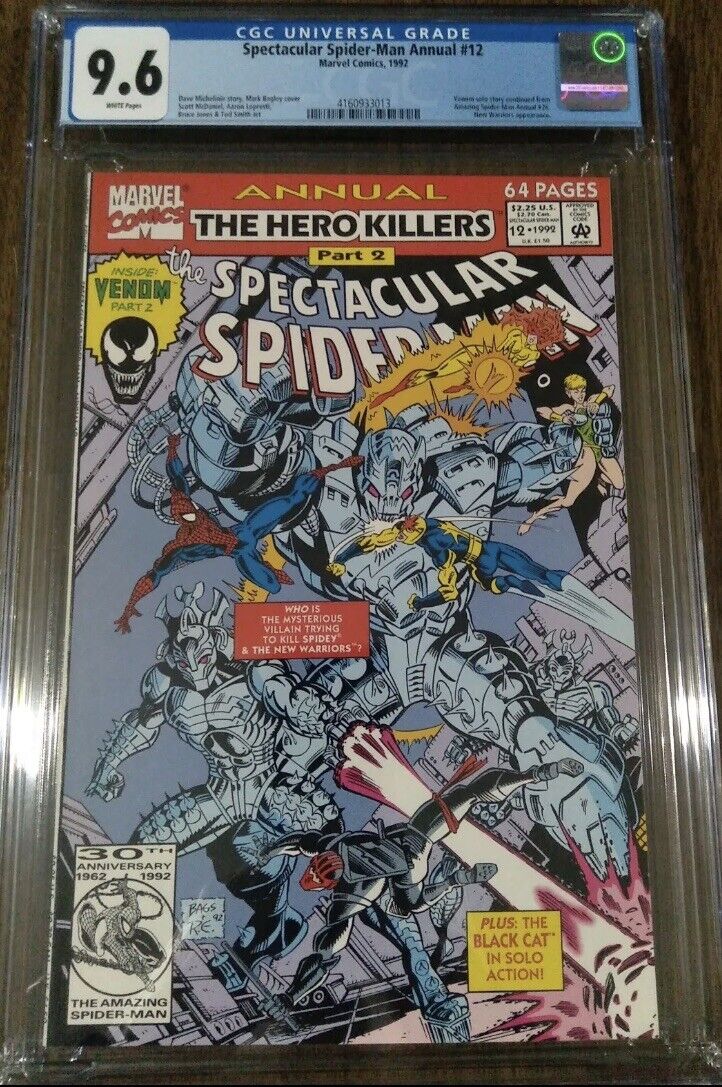 Spectacular Spider-Man Annual #12 Hero Killers 2 - CGC  9.6 - Marvel Comics 1992