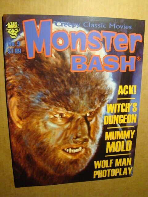 MONSTER BASH 9 *NM+ 9.6* ACKERMAN WITCH'S DUNGEON MUMMY WOLF MAN FAMOUS MONTERS