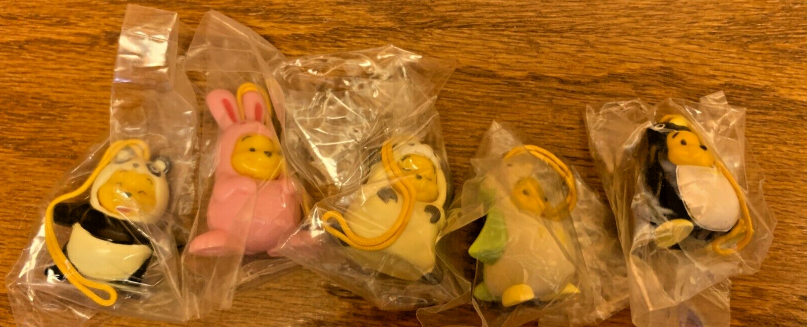 Disney Peek-A-Boo’s Winnie the Pooh Phone Charm Strap Yujin Set of 5