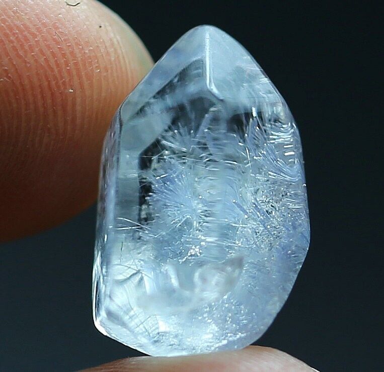 9.3Ct 100% Natural Clear Blue Dumortierite Crystal Quartz Polished Specimen