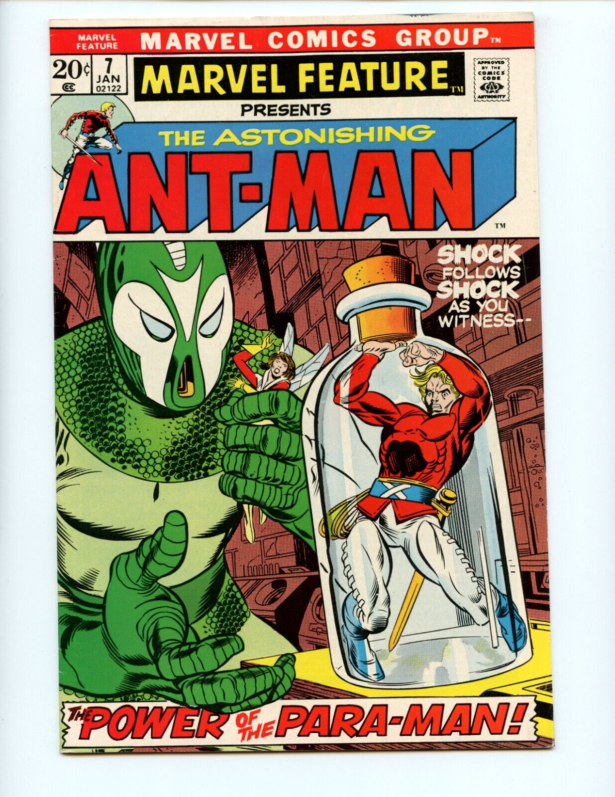 Marvel Feature #7 Comic Book 1973 FN/VF Ant Man Comics Para-Man Marvel