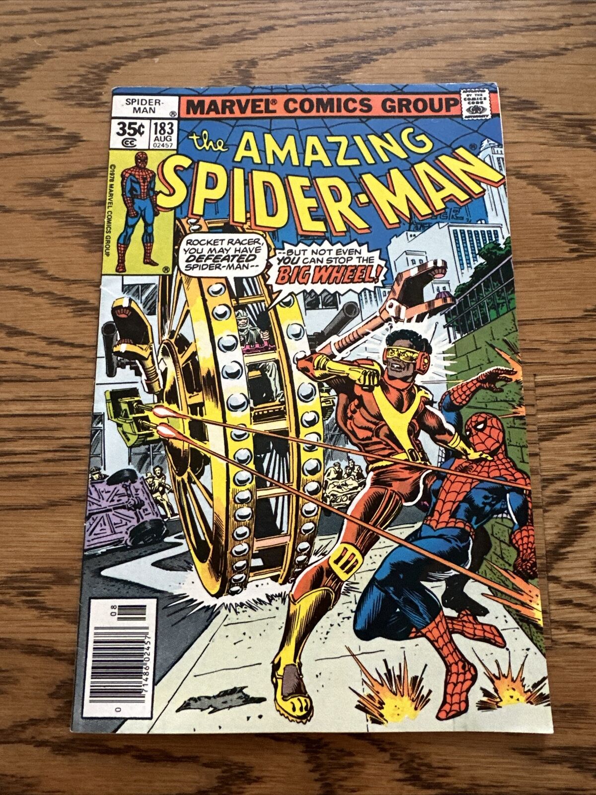 Amazing Spider-Man #183 (Marvel 1978) 1st Appearance Big Wheel Ross Andru VF-