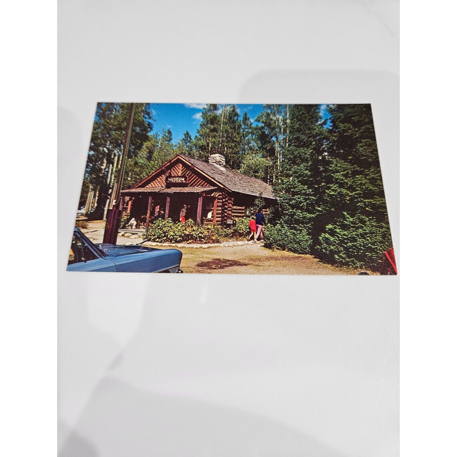 Vintage Jenny Lake Museum Postcard Grand Teton National Park Wyoming