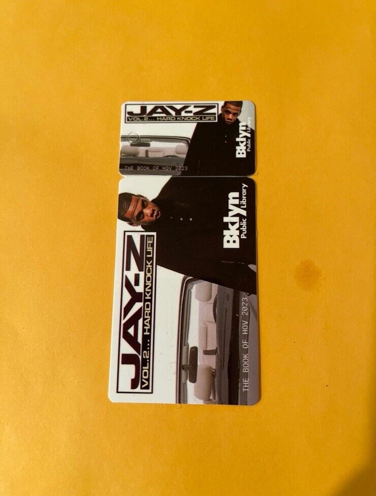 Jay Z Book Of HOV Library Card 