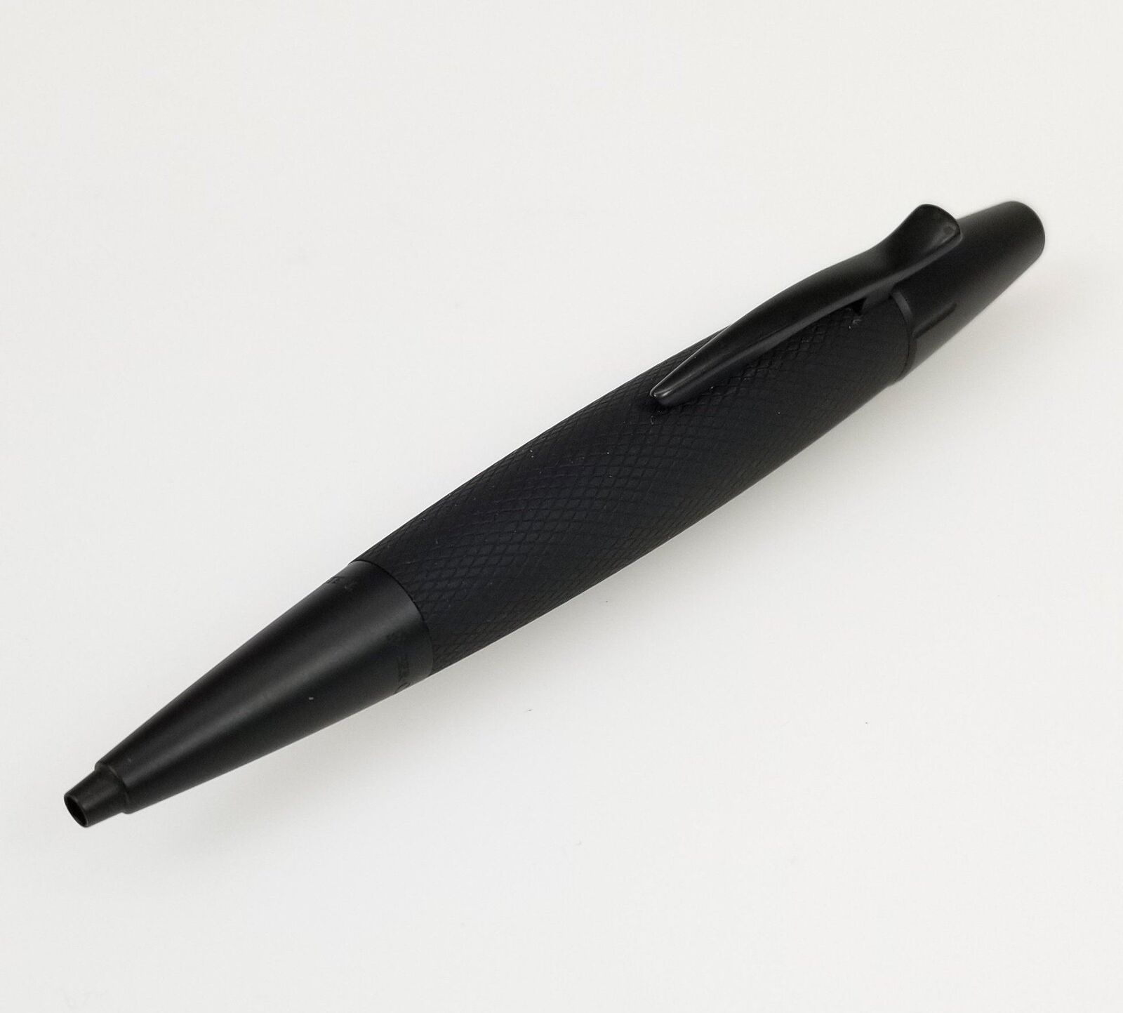 Faber Castell Design Pure Black E-Motion Ballpoint Pen (#148690) Made in Germany