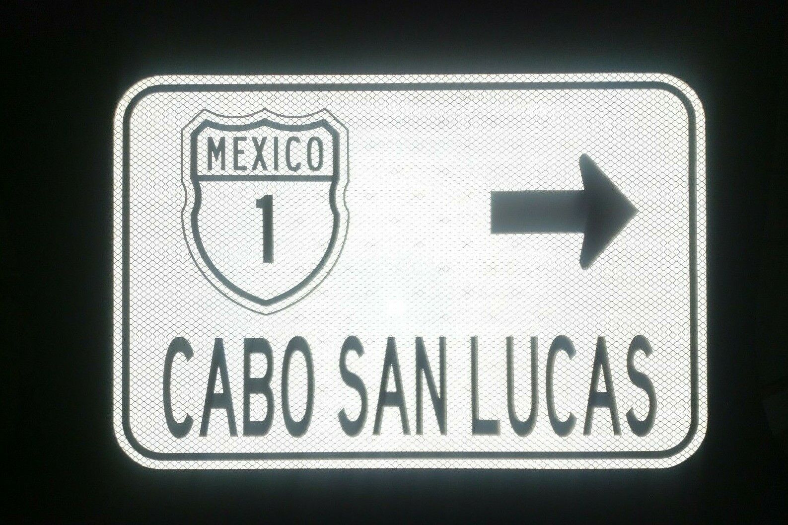 CABO SAN LUCAS route road sign Baja California, Mexico, San Diego, Tijuana