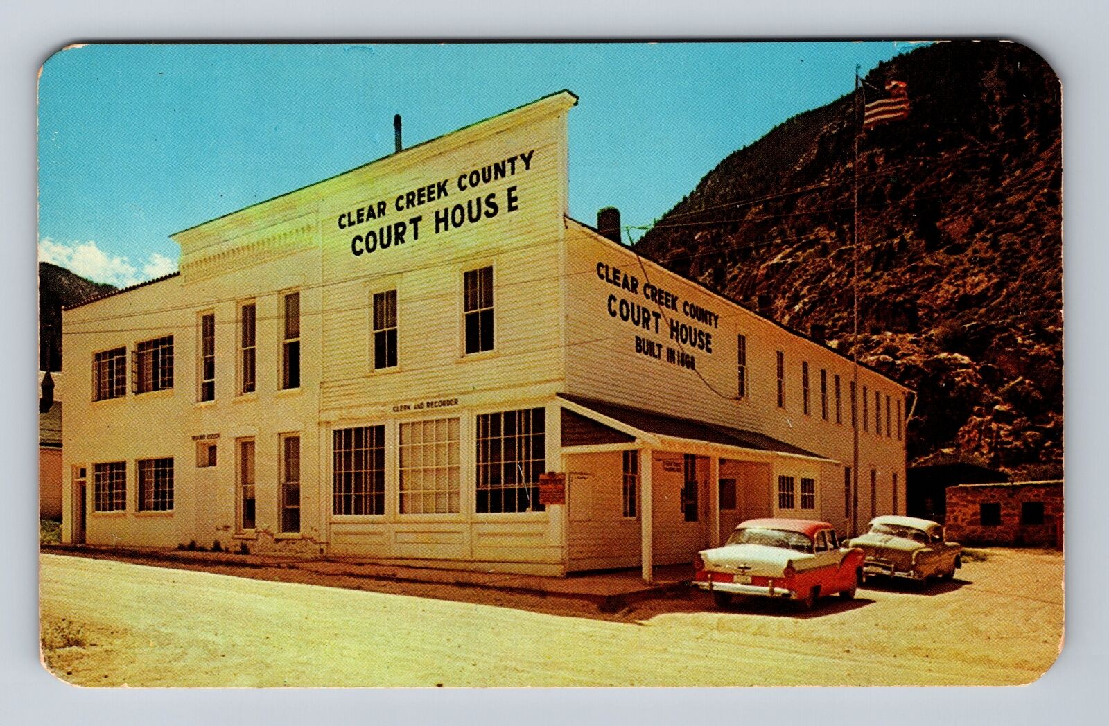 Georgetown CO-Colorado, Clear Creek County Court House, Vintage Postcard