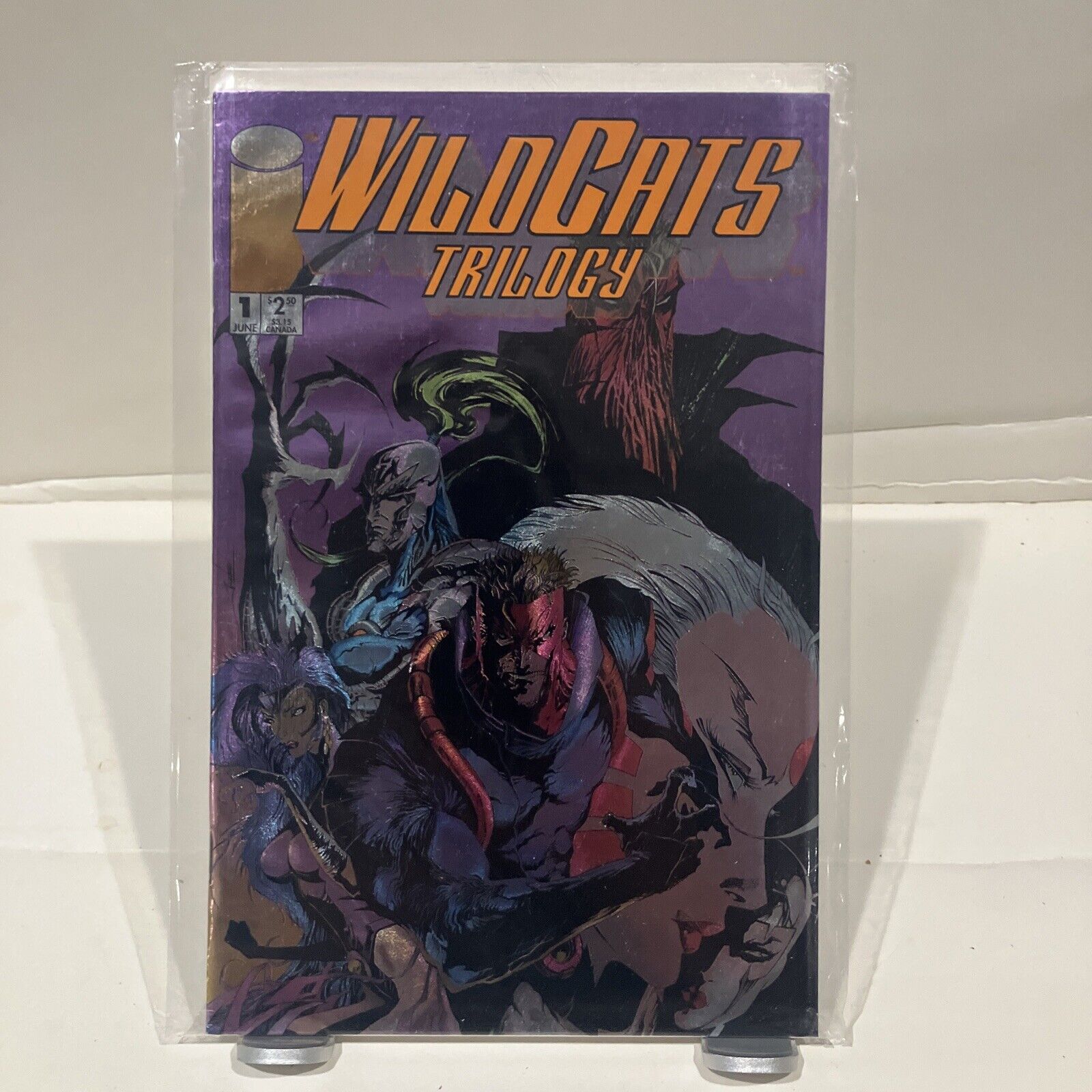 WILDCATS TRILOGY #1 FOIL COVER 1993 IMAGE COMICS