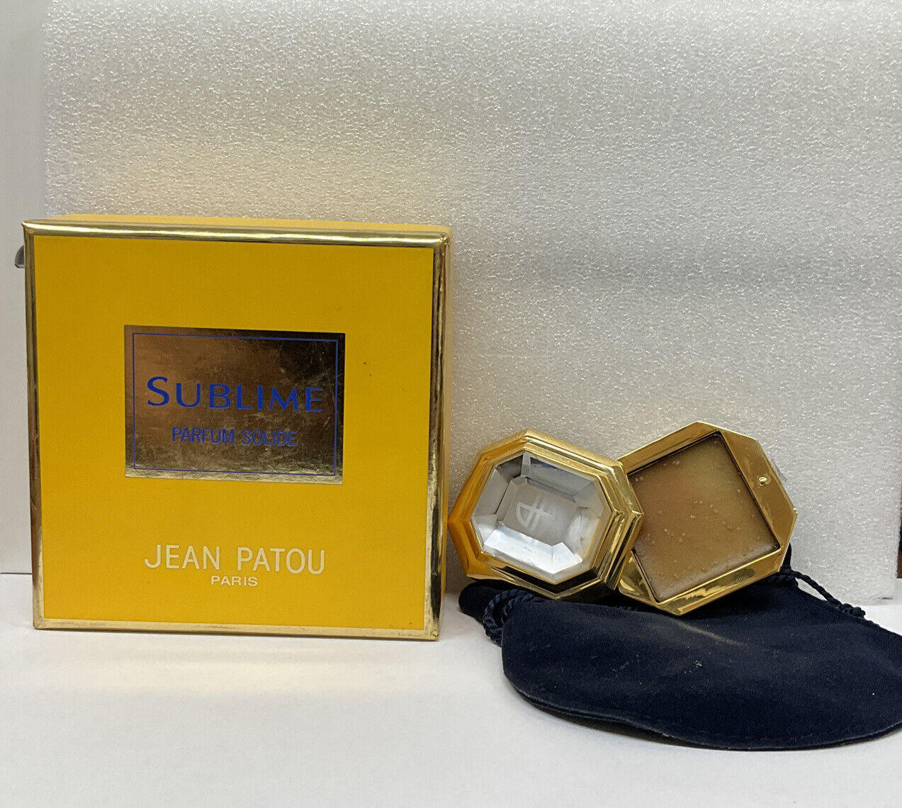 SUBLIME by Jean Patou 2.8 g/ 0.09 oz Parfum Solid vintage 