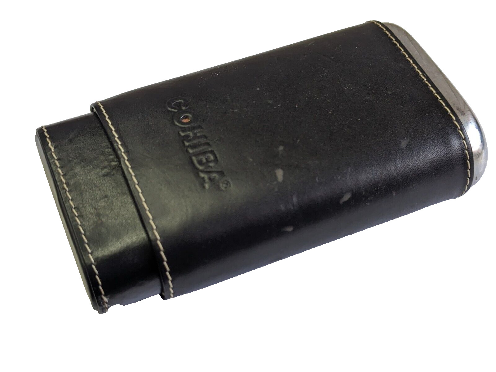 CIGAR CASE Cohiba Andre Garcia Leather Ceder Lined EMPTY