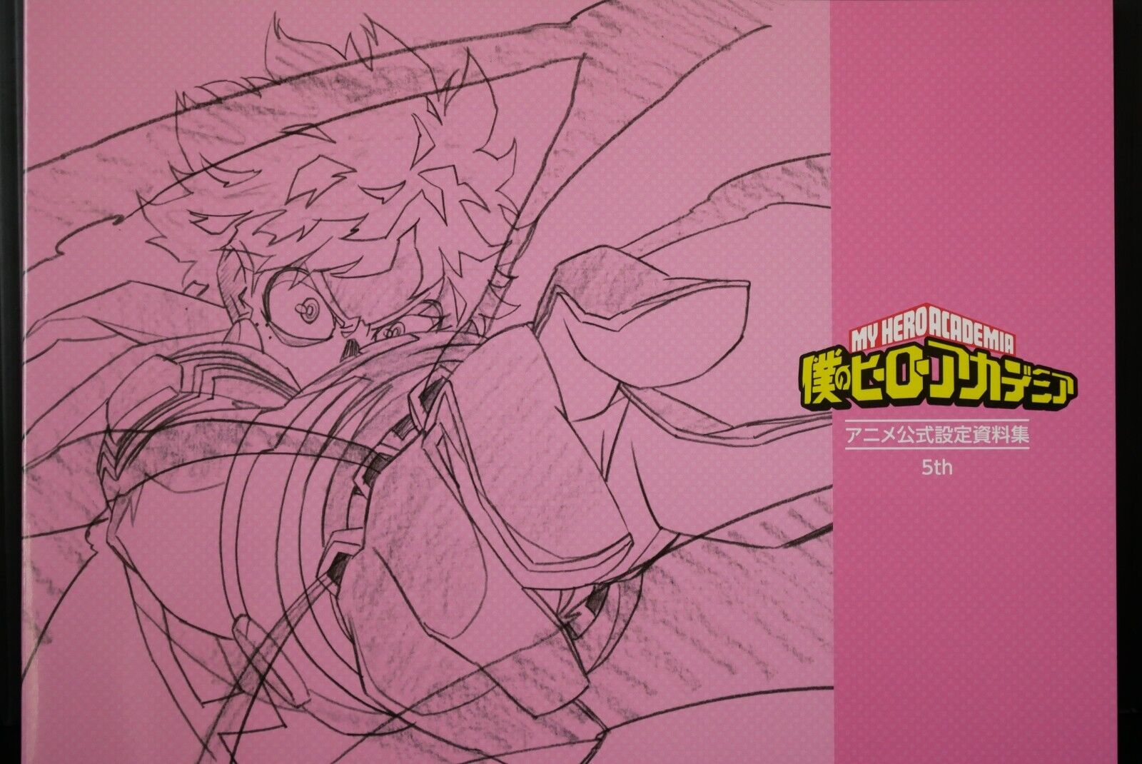 TV Animation My Hero Academia Character Model Sheet Book 5th Official Book JAPAN