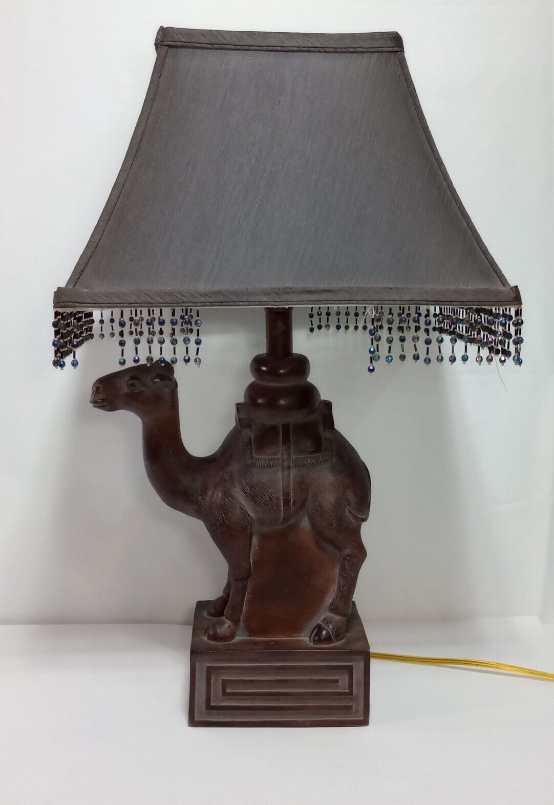 Vintage Camel Table Lamp Resin *Read Description*