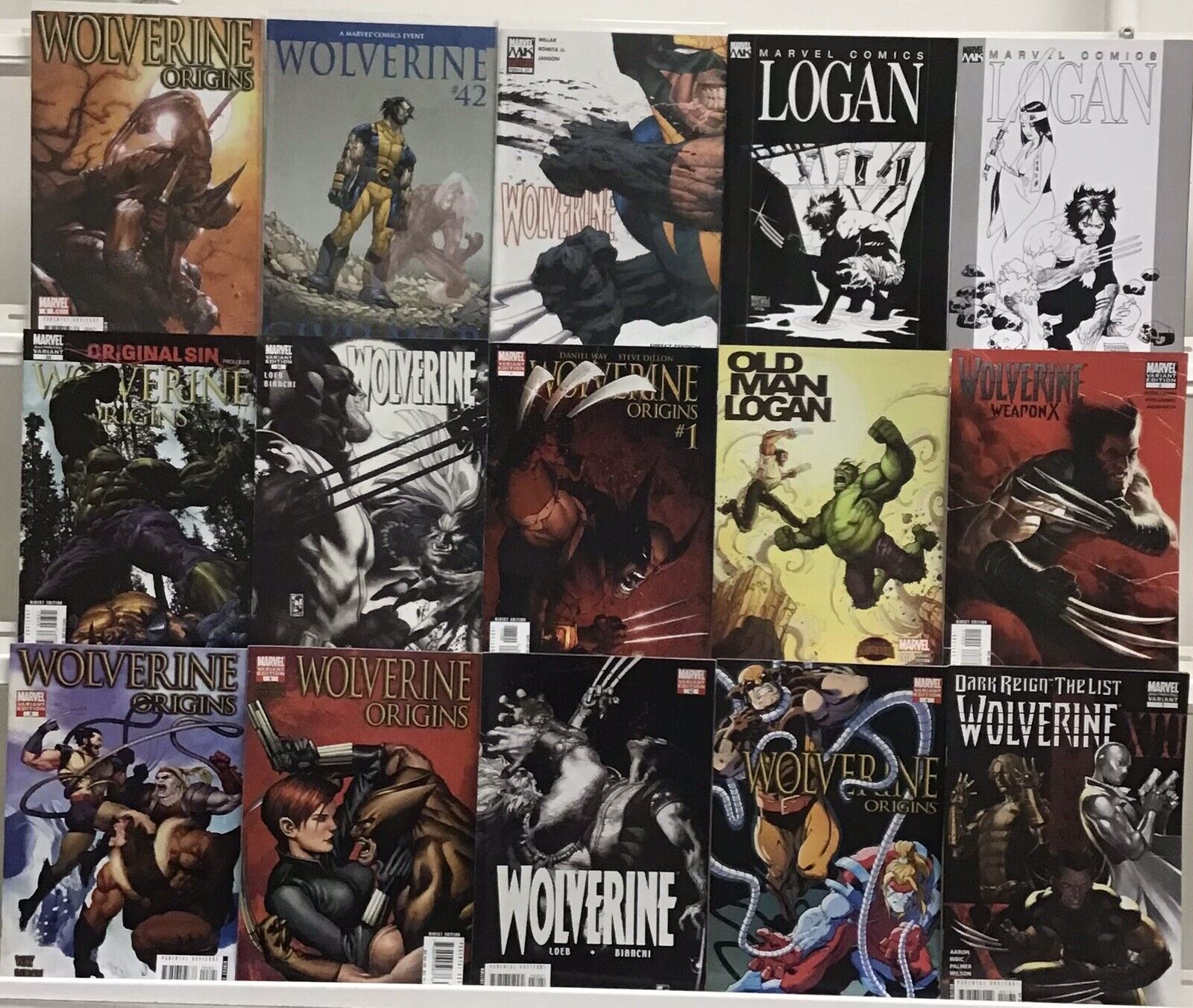 Marvel Comics - Wolverine Origins - Comic Book Lot Of 15