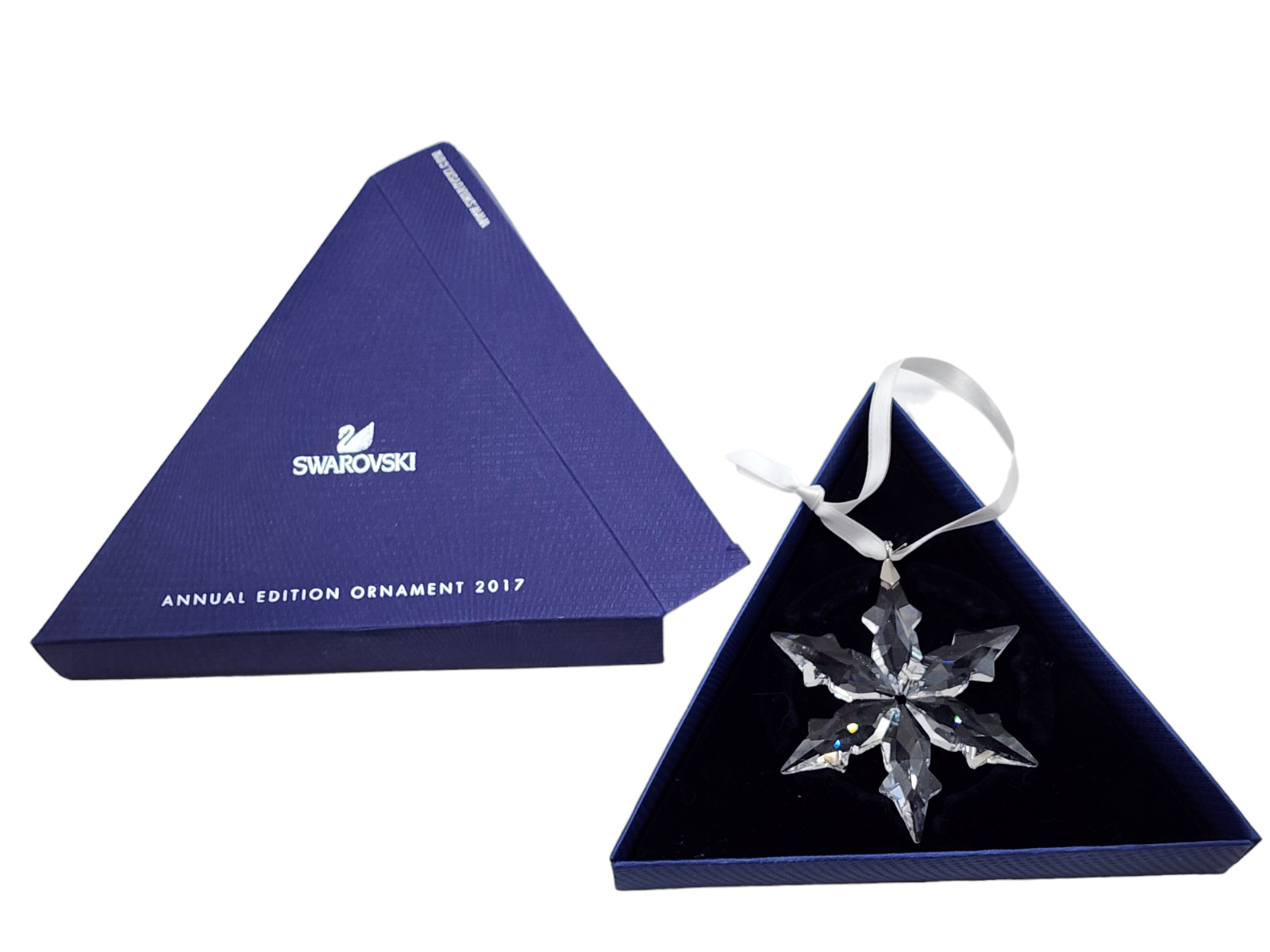 Swarovski 2015 Crystal Star Snowflake Annual Christmas Ornament 5099640 WrongBox